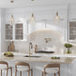 White; Beige 12 x 12 Polished Thassos, Crema Marfil Mosaic Tile - Sample