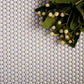 Parchment White 12 x 12 Glossy Iridescent Recycled Glass Mosaic Tile