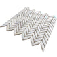 White, Blue 12x12 Matte Recycled Glass Mosaic Tile