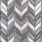 Gray, White 12x12 Glossy Recycled Glass Mosaic Tile