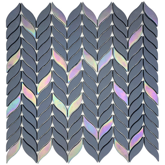 Anchor Gray 12x12 Matte Recycled Glass Mosaic Tile