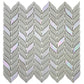 Flint Gray 12x12 Matte Recycled Glass Mosaic Tile Sample