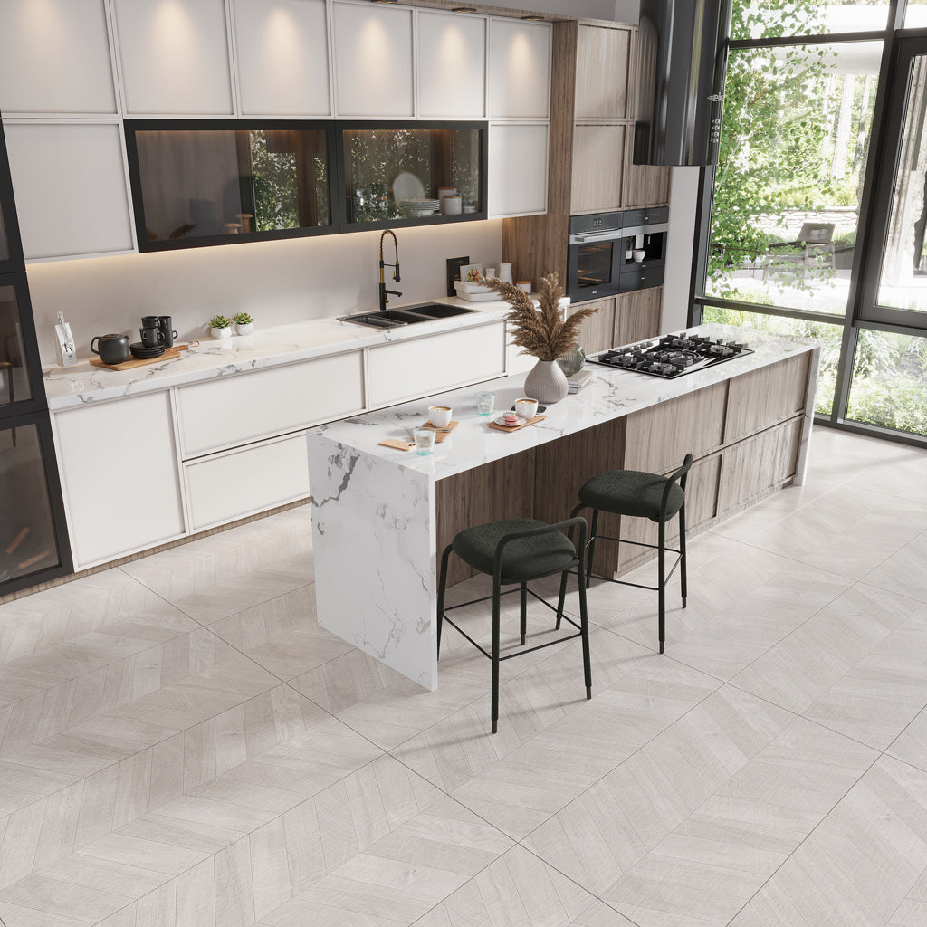 Gray 24 x 48 Matte Porcelain Large Tile