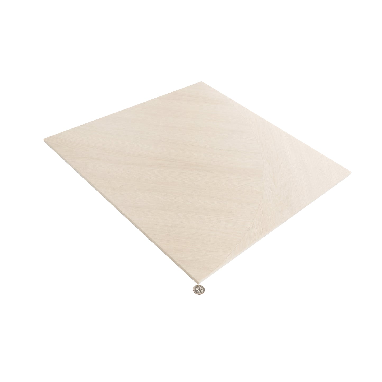 Almond Wood 24x24 Matte Porcelain Large Tile