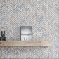 Beige 11 x 13 Recycled Glass Matte Mosaic Tile