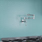 Sky Blue 12 x 12 Glossy Penny Glass Mosaic Tile