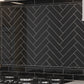 Black 2 x 8 Glossy Ceramic Subway Tile