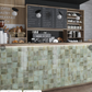 Sage Green 4 x 4 Glossy Ceramic Square Tile