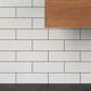 White 4 x 12 Matte Ceramic Subway Tile