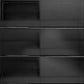 black polished ceramic subway tile 4x12 with smooth glossy finish