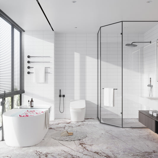 White 4 x 12 Matte Ceramic Subway Tile